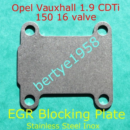Egr valve blank plate vauxhall - egr,
