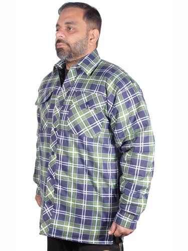 Mens padded shirt sherpa - padded,