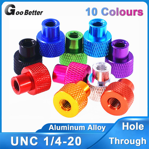 Unc knurled thumb nuts - 1/4-20,