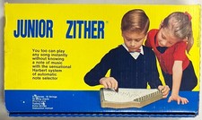 Jr Zither Lap Harp 1950s Made