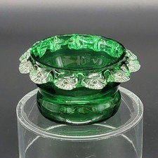 Antq Green Glass Bowl With