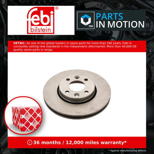 Brake discs pair vented - discs,