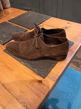 Russell & Bromley 'Saville' Men's UK Size 11 Brown Suede Made by Hand Shoes