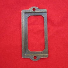 Metal File Name Card Holder