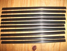 10,15,20,25 OR 30 A4 SLIDE BINDERS/SPINE BARS - BLACK - 5MM / 40 SHEETS CAPACITY