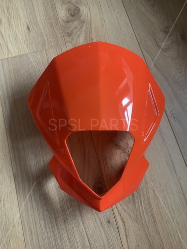Headlight front panel - front, plastic