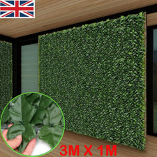 3M Artificial Hedge Ivy Leaf Garden Fence Wall Privacy Balcony Screening Trellis