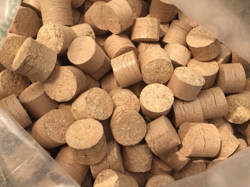Wood briquettes bags - wood, in