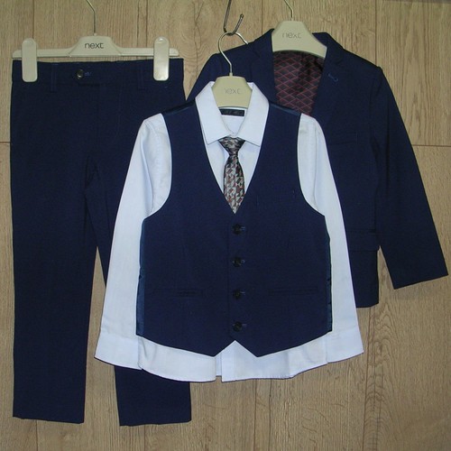 Next boys navy trousers - navy, blazer