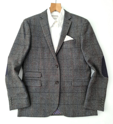 Pure wool tweed 40 r - ,