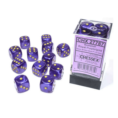Chessex borealis 16mm d6 - borealis,