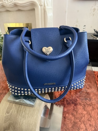 Love moshino blue handbag - moshino,