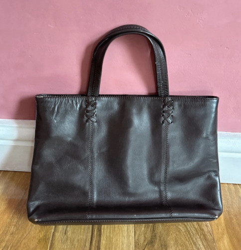 Principles brown leather tote - brown,