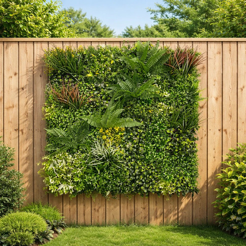 Green living wall - green,