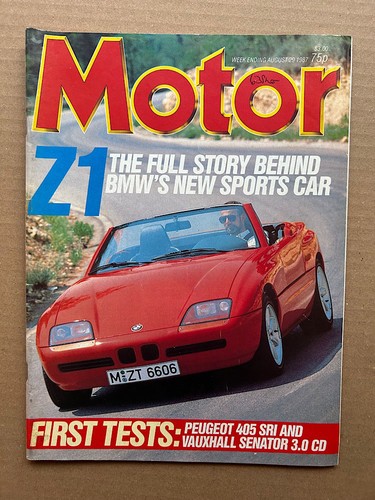 Bmw motor magazine august - z1,