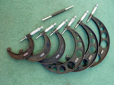 Moore & Wright Engineering Micrometers (7) Different Sizes (see details)