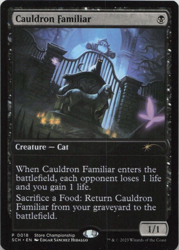 Cauldron familiar game day - p, &