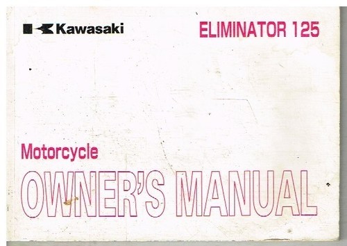 Kawasaki eliminator 125 - kawasaki,