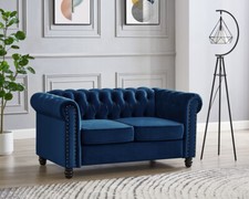 Velvet sofa chesterfield 3 - sofa,