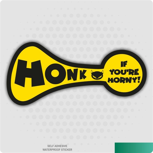 Honk you horny - if, stickers