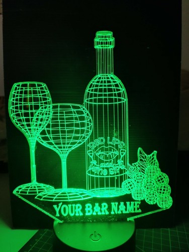 Personalised bar sign man - bar, cave