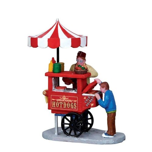 Hot dog cart - hot, lemax