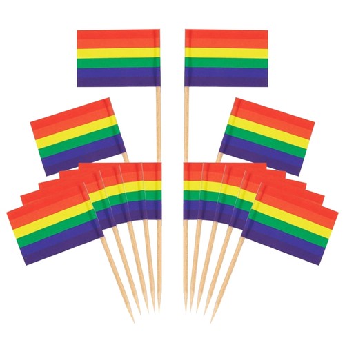 100 pieces flag picks - 100,