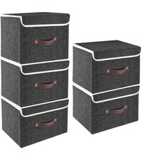 5 x Large Storage Box & Lid