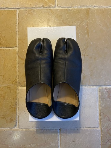 Maison margiela black leather - margiela,