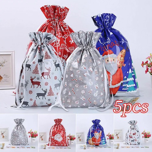 5pcs set christmas sacks - christmas,
