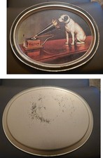 vintage Serving tray Nipper the dog Victor L67cmxW9.5cmxD2.5cm app