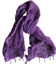 Thai Organic Cotton Scarf - Purple