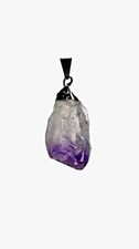 Rough Amethyst Pendant from Brazil Christmas Birthday Gift 