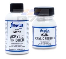 Angelus Acrylic Finisher 620 Matte Finish Paint Smooth Leather Shoes Boots Craft