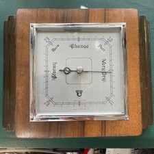 Retro Smiths Barometer Art Deco  Fahrenheit Thermometer Vintage