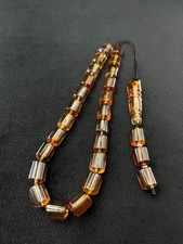 Greek Amber Worry Beads