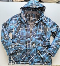 Iguana Performance Aqua Trail Jacket All Weather, L Blue Checked
