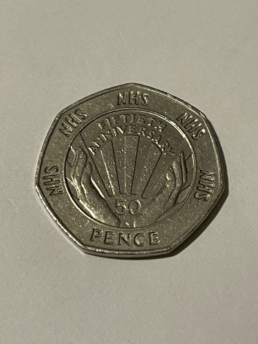 1998 50p nhs fiftieth - 1998,