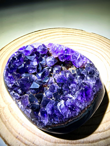 250g purple amethyst crystal - amethyst,