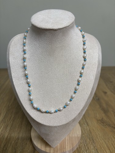 Pearl turquoise beaded - pearl,