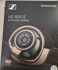 SENNHEISER HD800S 75th Anniversary Limited Edition Headphones Gold Silver #392