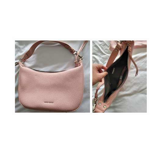 David jones pink pebbled faux - david,
