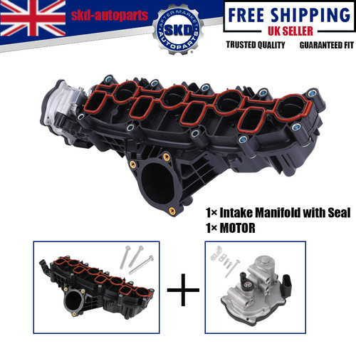 Intake manifold with motor - with, for