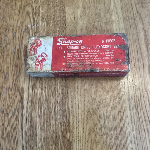 Box only vintage snap - box, tools