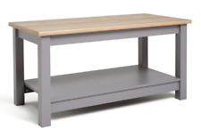 Habitat Winchester Coffee Table - Grey | Oak Effect Top, Living Room Table