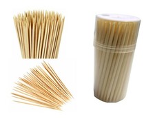 100pc Bamboo Wooden Toothpicks