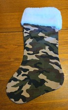 Camo Christmas Stocking by