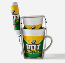 Kimm & Miller Pot Noodle Chicken & Mushroom Mug & Spinning Fork