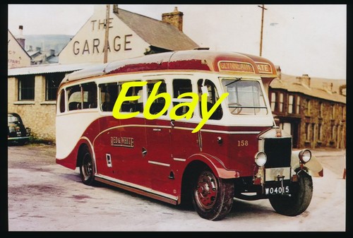 Bus photo albion - red, &