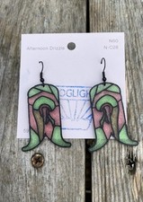 Handmade Darlingtonia Pitcher Plant 3D Printed Earrings